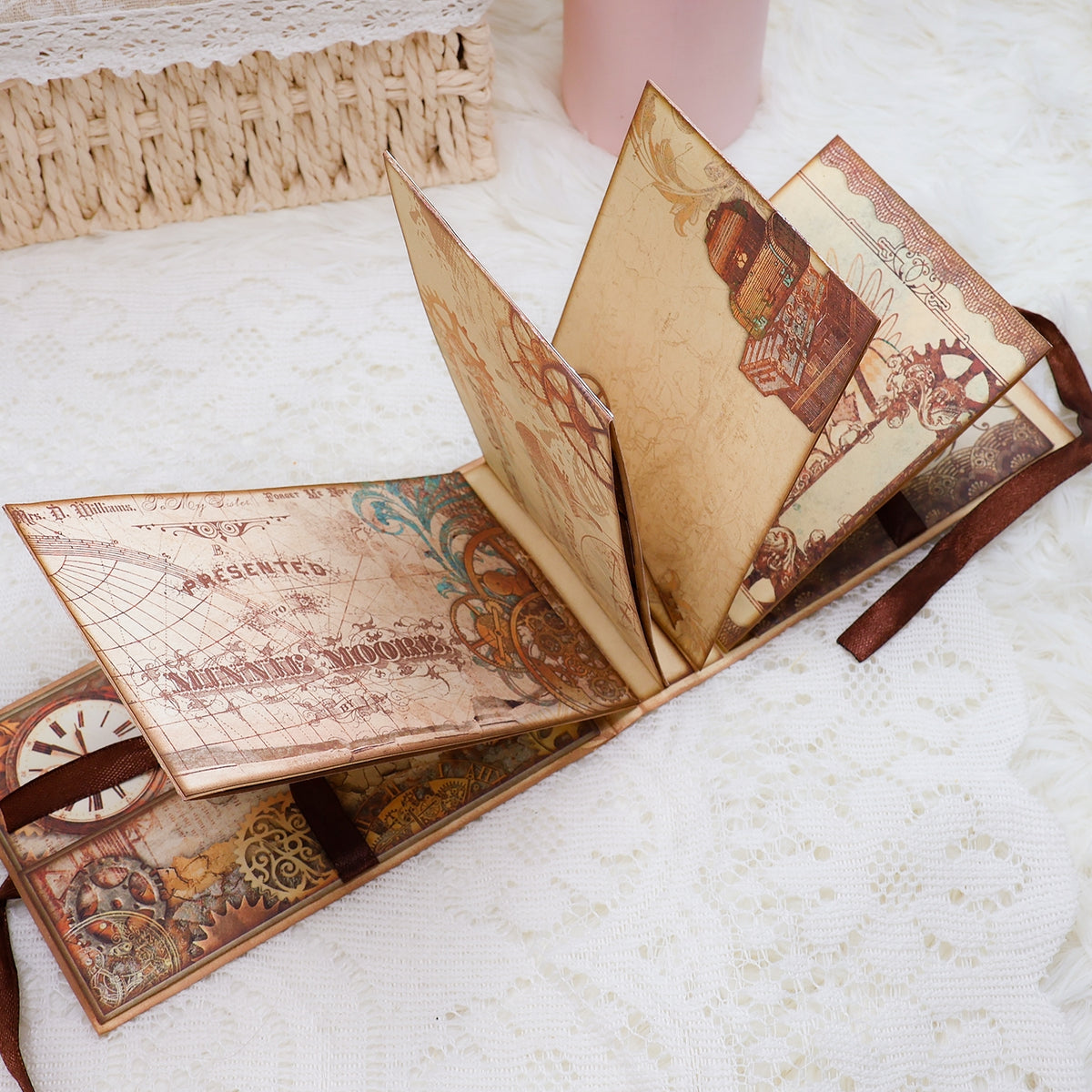 Medieval Steampunk Junk Journal Kit - Handmade Folio by Stamprints