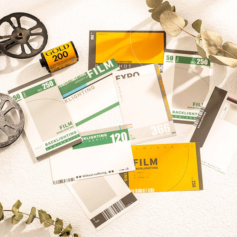 Memories Screening Movie Themed Multipurpose Stickers Scrapbook Paper Pack b4