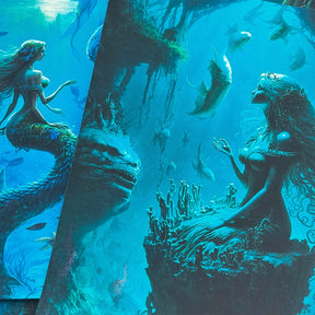 Mermaid Background Scrapbook Paper b5