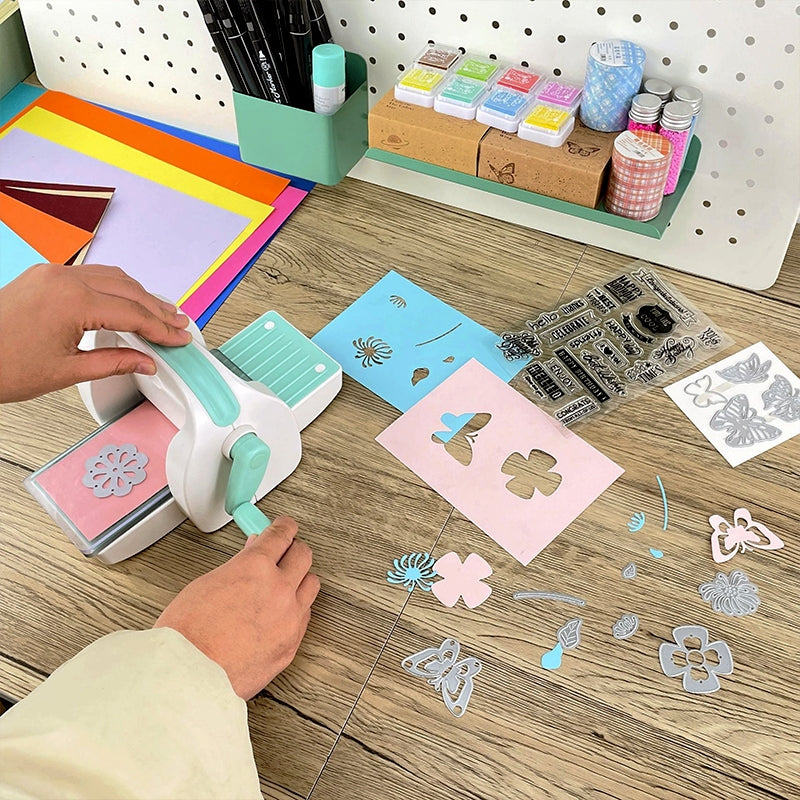 Embossing Machine Small Mini Die Cutting Machine - Portable Embossing Tool | Stamprints