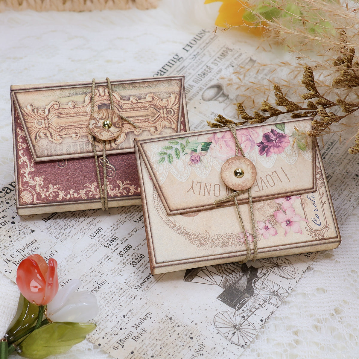 Mini Medieval Noble Characters Junk Journal Kit - 2 Piece Set | Stamprints