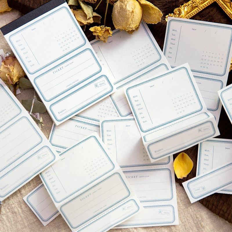 Minimalist Border Journal Notepaper b1