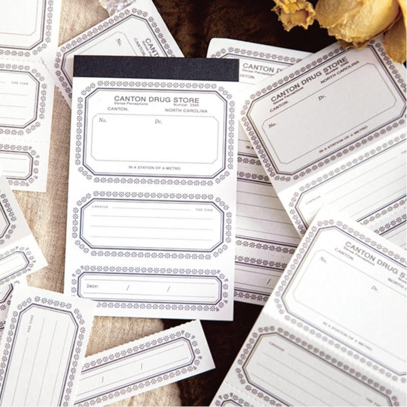 Minimalist Border Journal Notepaper b6