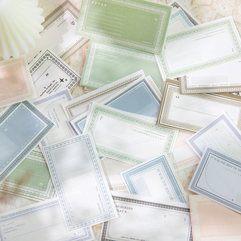 Minimalist Border Journal Notepaper b7