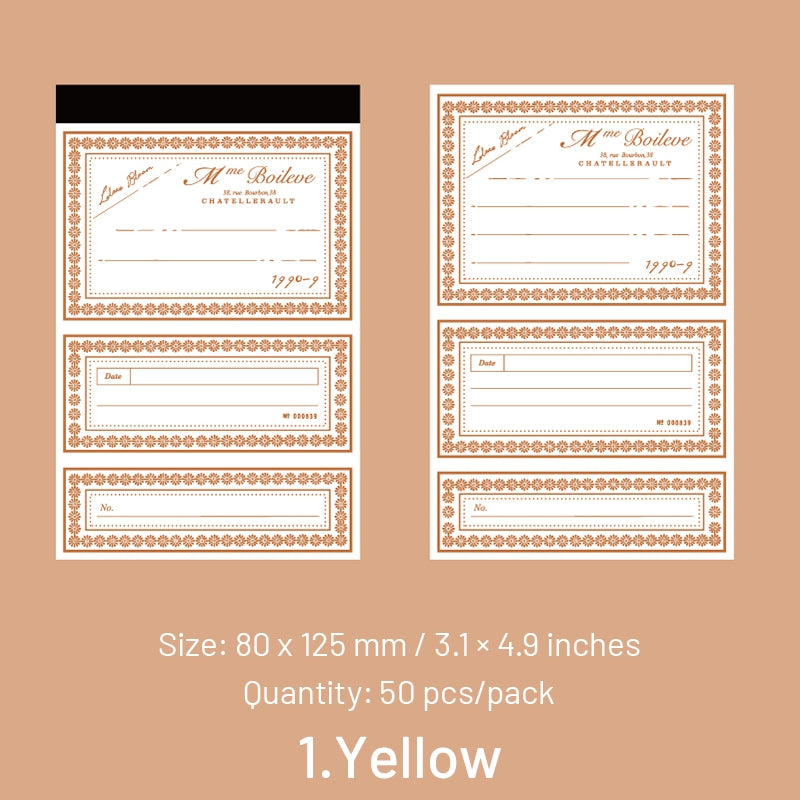 Minimalist Border Journal Notepaper sku-1