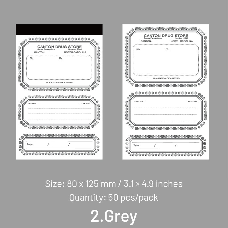 Minimalist Border Journal Notepaper sku-2