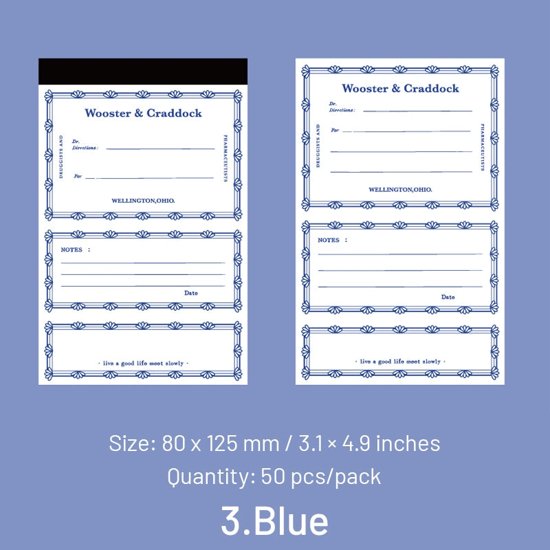 Minimalist Border Journal Notepaper sku-3