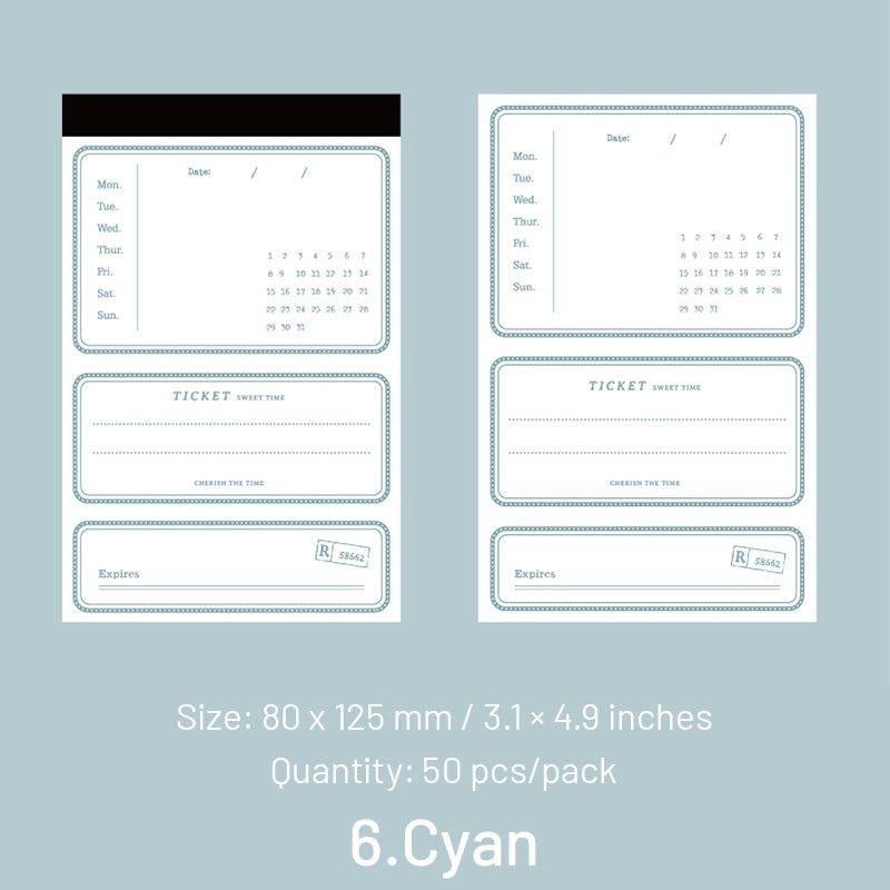 Minimalist Border Journal Notepaper sku-6