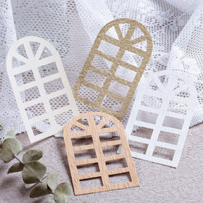 Minimalist Handmade Scrapbok Paper - Butterfly, Bottle, Leaf, Window, Tag, Stamp - Stamprints6