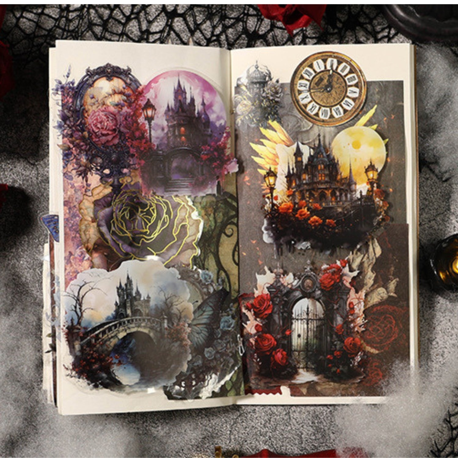 Mist Tales Series Creative Retro PET Clear Sticker Pack 10