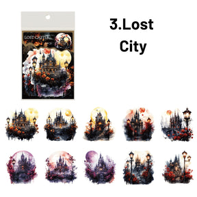 Mist Tales Series Creative Retro PET Clear Sticker Pack 3