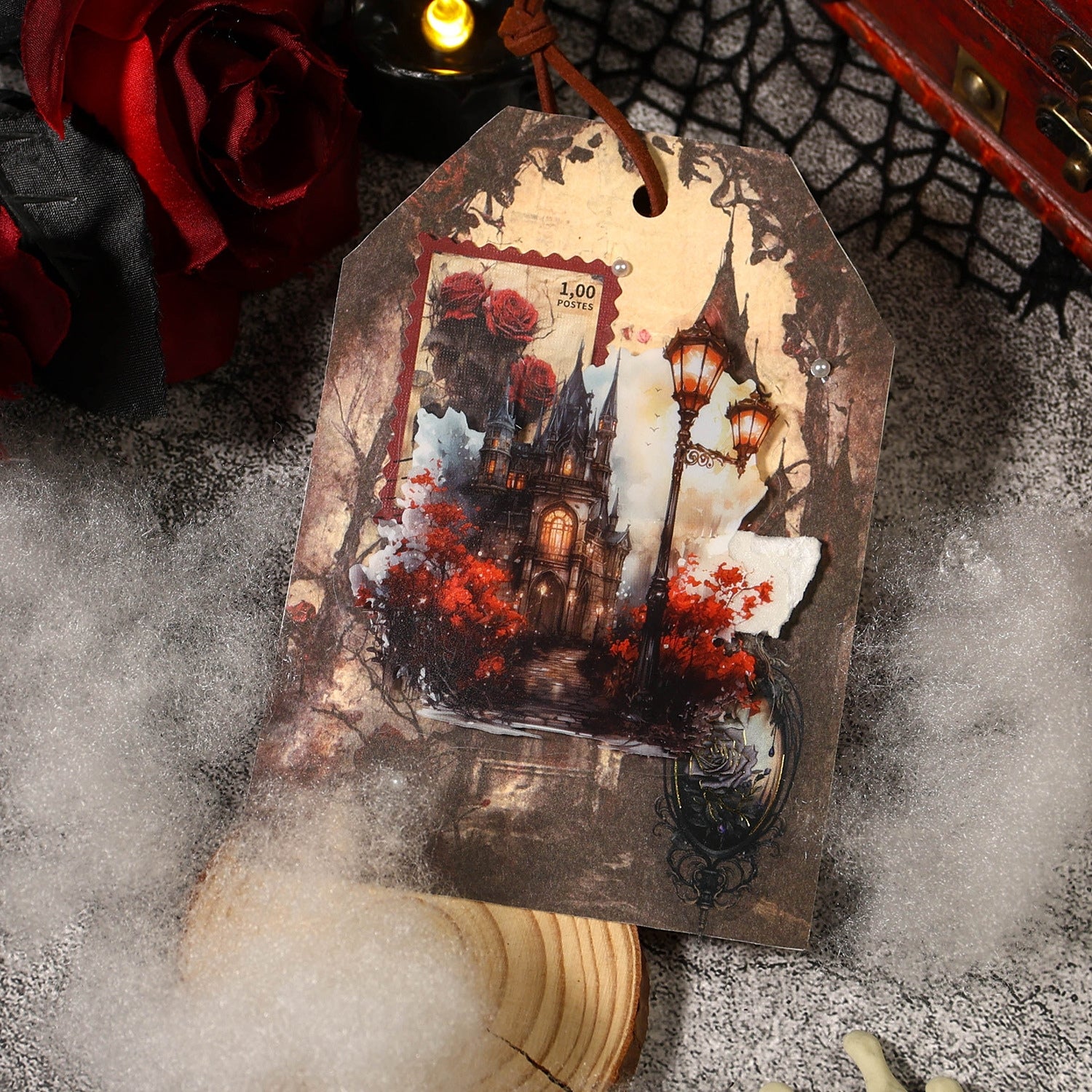 Mist Tales Series Creative Retro PET Clear Sticker Pack 6