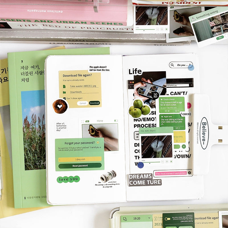 Mobile Phone Internet Chat Adhesive Sticker b4