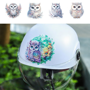 Moon Owl Series Creative Shell Light Sticker 7
