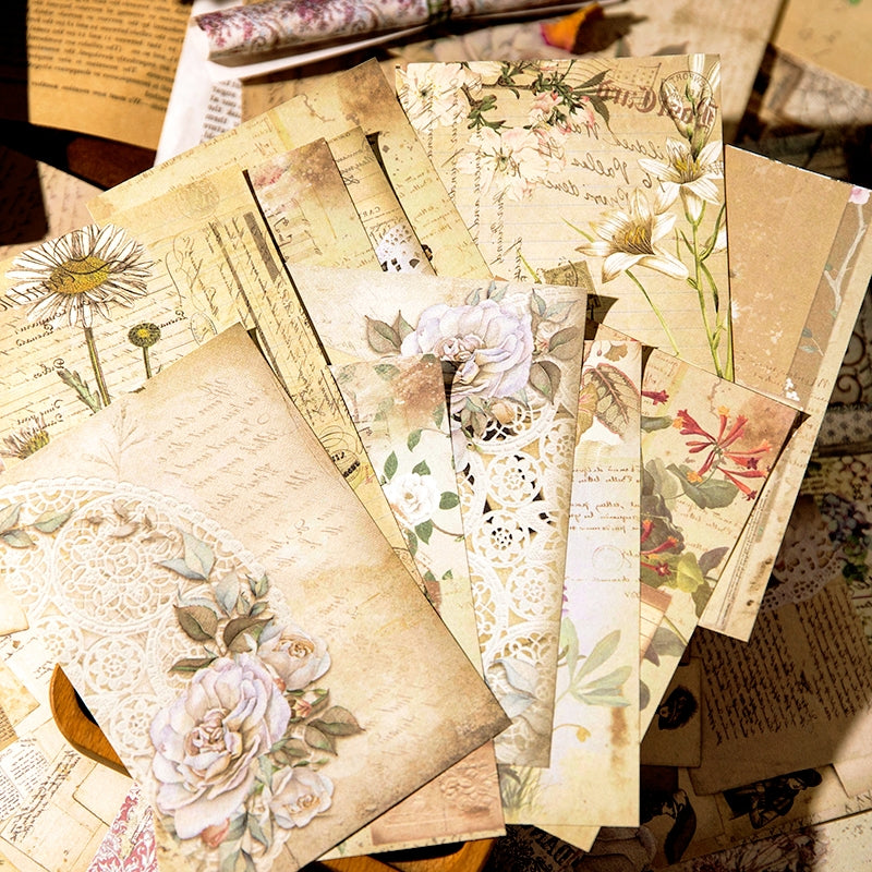 Moonlight Engravings Series Vintage Memo Paper b2