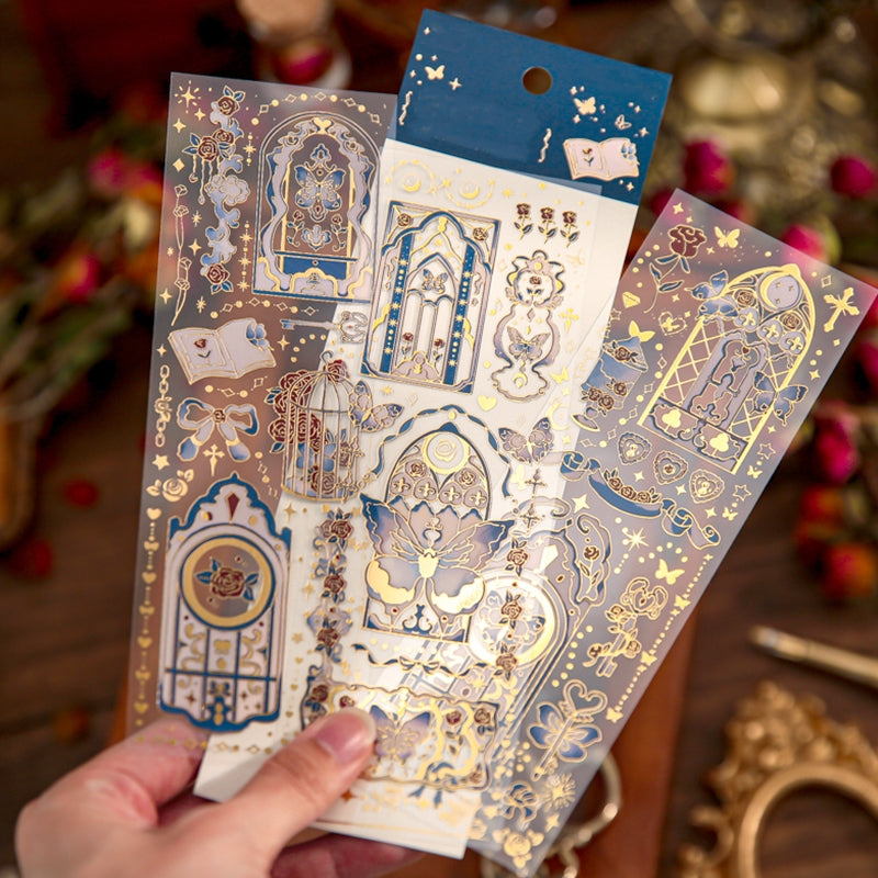 Moonlight Hot Stamping Vinyl Sticker Sheet b2