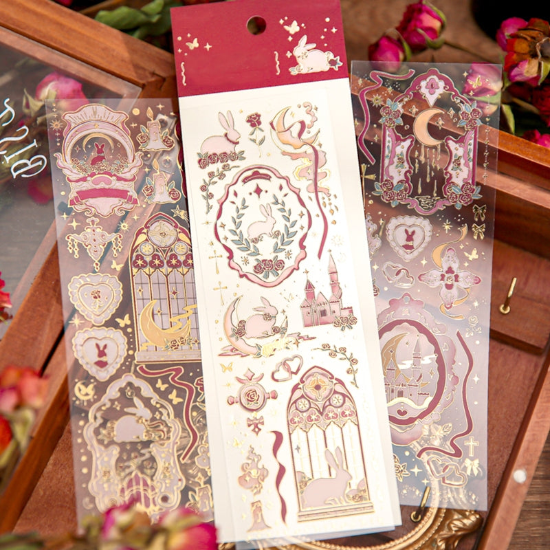 Moonlight Hot Stamping Vinyl Sticker Sheet b5