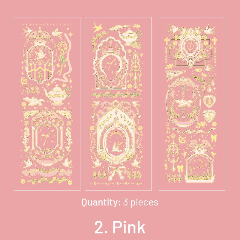 Moonlight Hot Stamping Vinyl Sticker Sheet sku-2