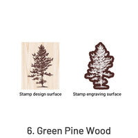 6. Green Pine Wood