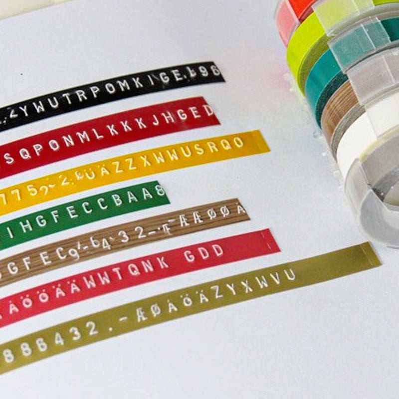 MOTEX Refill Tape for Manual Embossing Label Maker b3