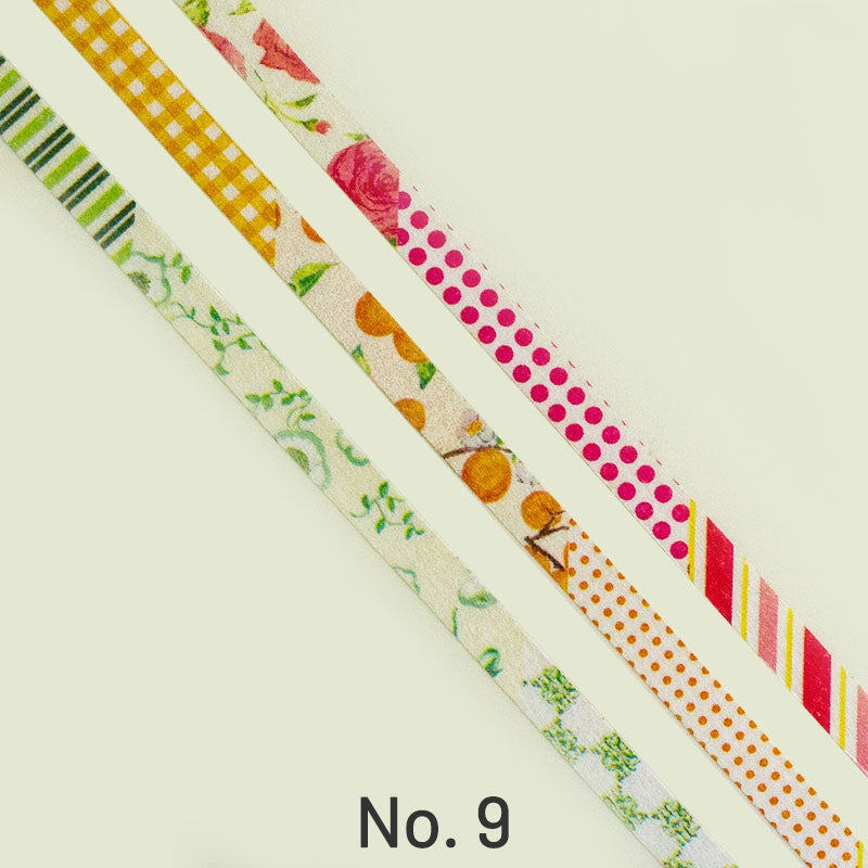 MT Slim Deco Basic Twist Washi Tape Set sku-9