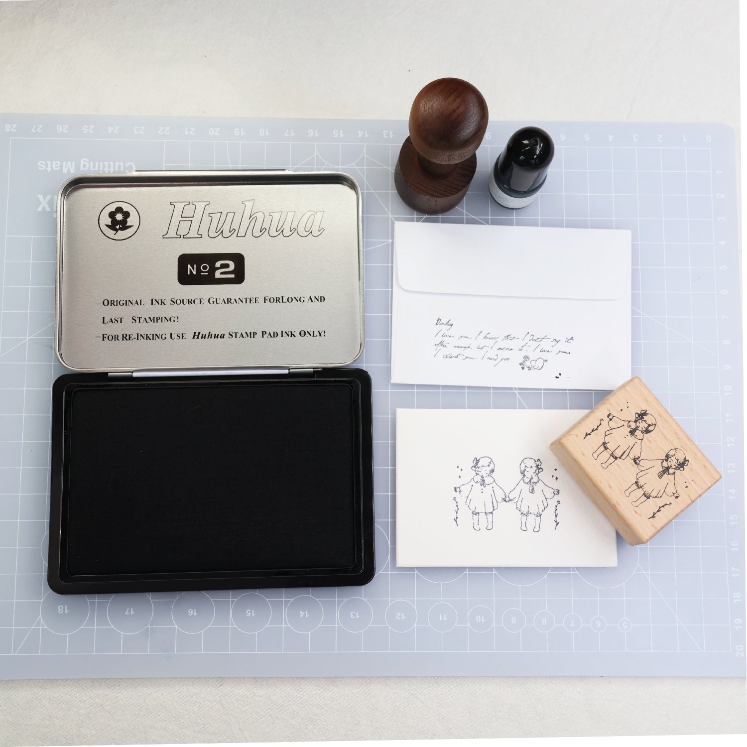 Multi-color And Multi-specification Square Iron Box Water-based Ink Instant Dry Ink Pad 11