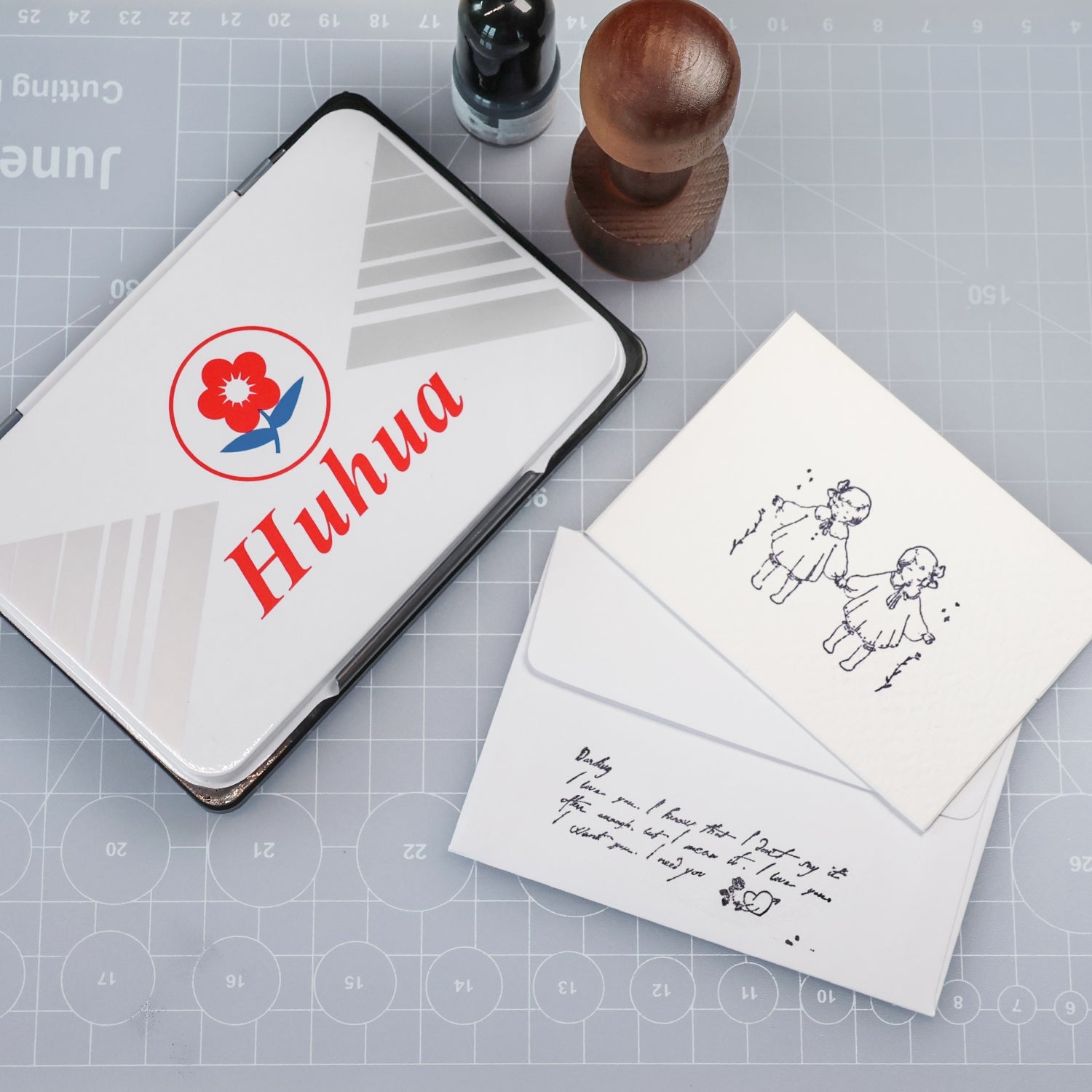 Multi-color And Multi-specification Square Iron Box Water-based Ink Instant Dry Ink Pad 13