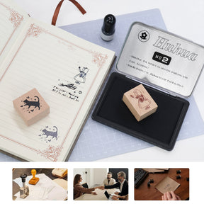 Multi-color And Multi-specification Square Iron Box Water-based Ink Instant Dry Ink Pad 改2