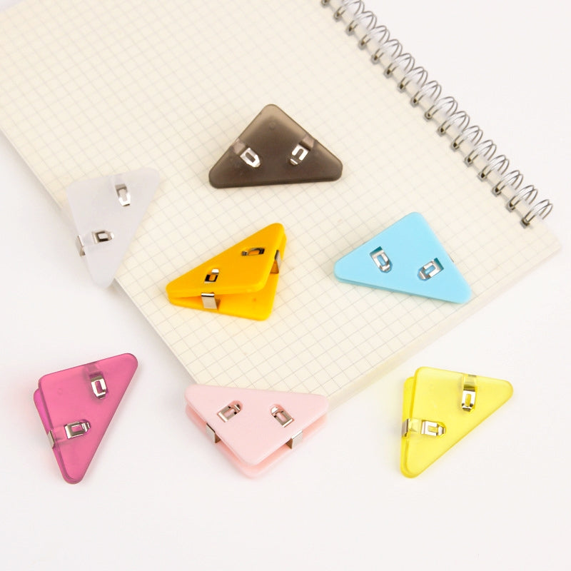 Multi-Functional Triangle Clips Corner Paper Clamps a