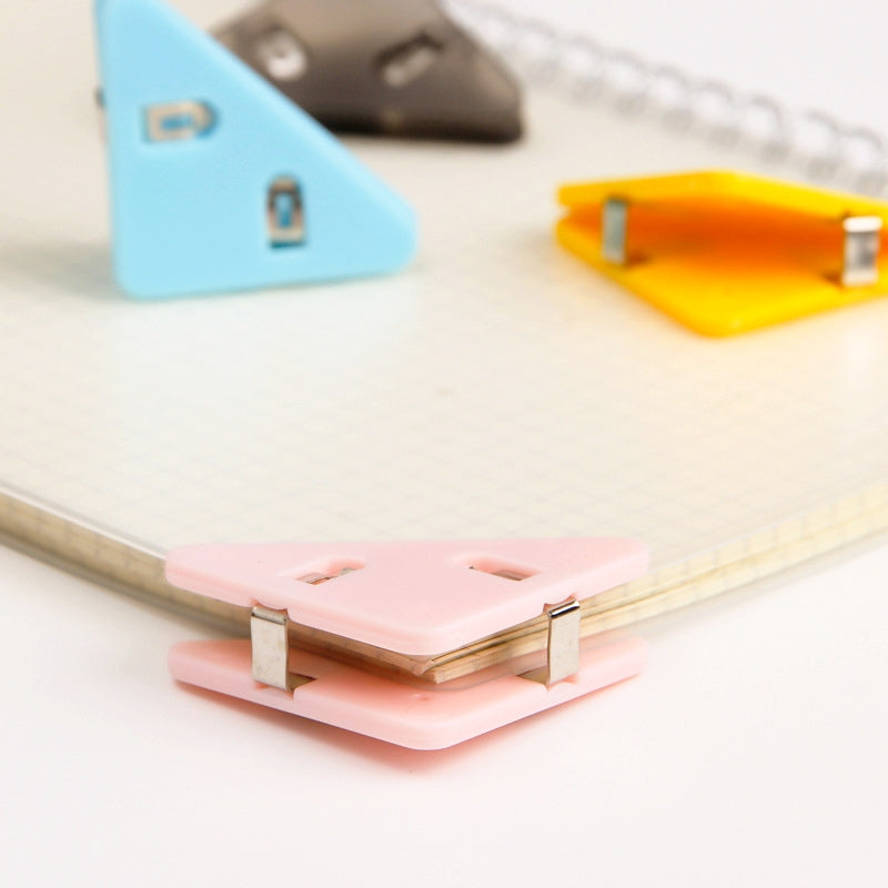 Multi-Functional Triangle Clips Corner Paper Clamps c