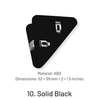 10. Solid Black