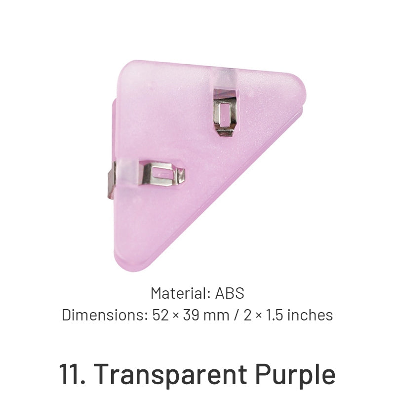 Multi-Functional Triangle Clips Corner Paper Clamps sku-11