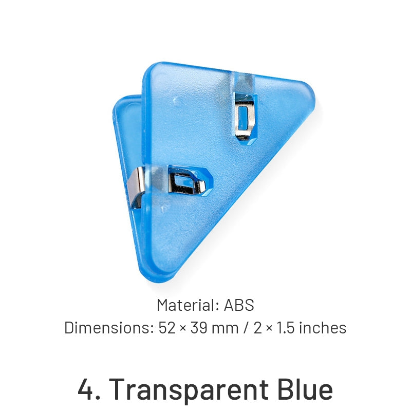 Multi-Functional Triangle Clips Corner Paper Clamps sku-4