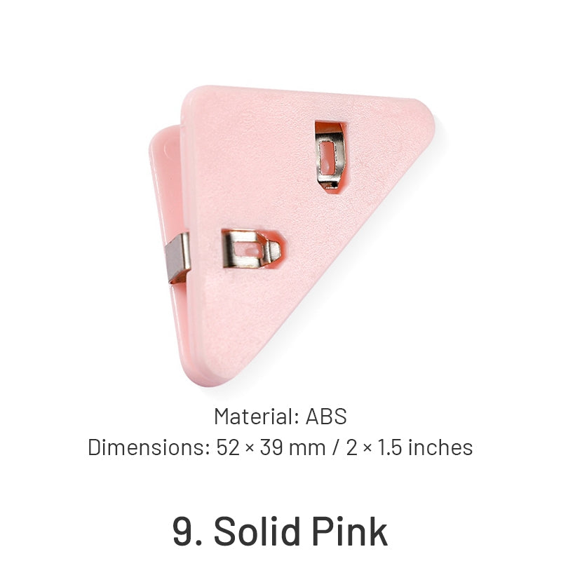 Multi-Functional Triangle Clips Corner Paper Clamps sku-9