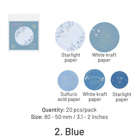 Multi-material Gold Foil Label Scrapbook Paper sku-2