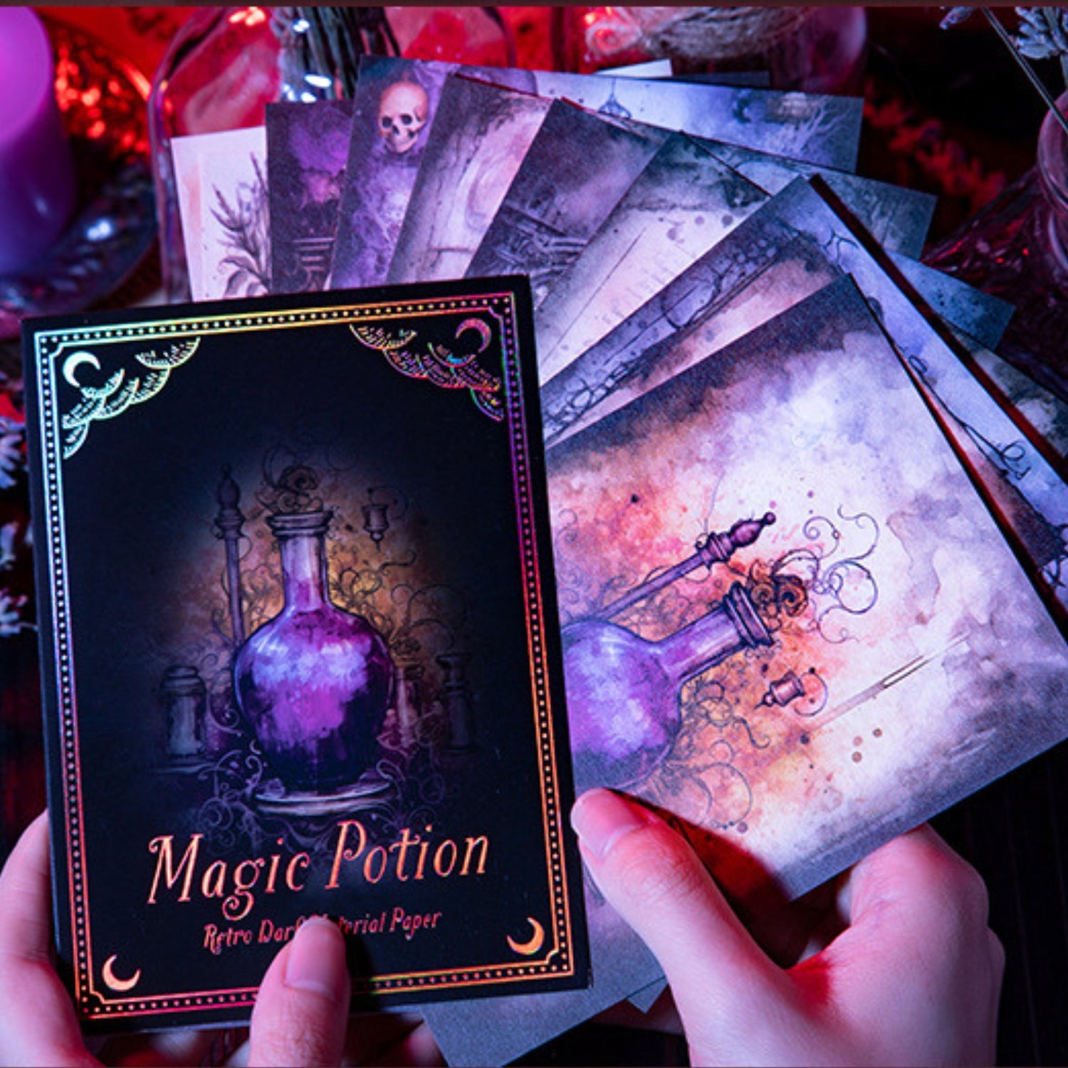 My Magic Potion Series Dark Magic Themed Material Paper 17