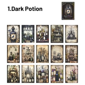 My Magic Potion Series Dark Magic Themed Material Paper 1