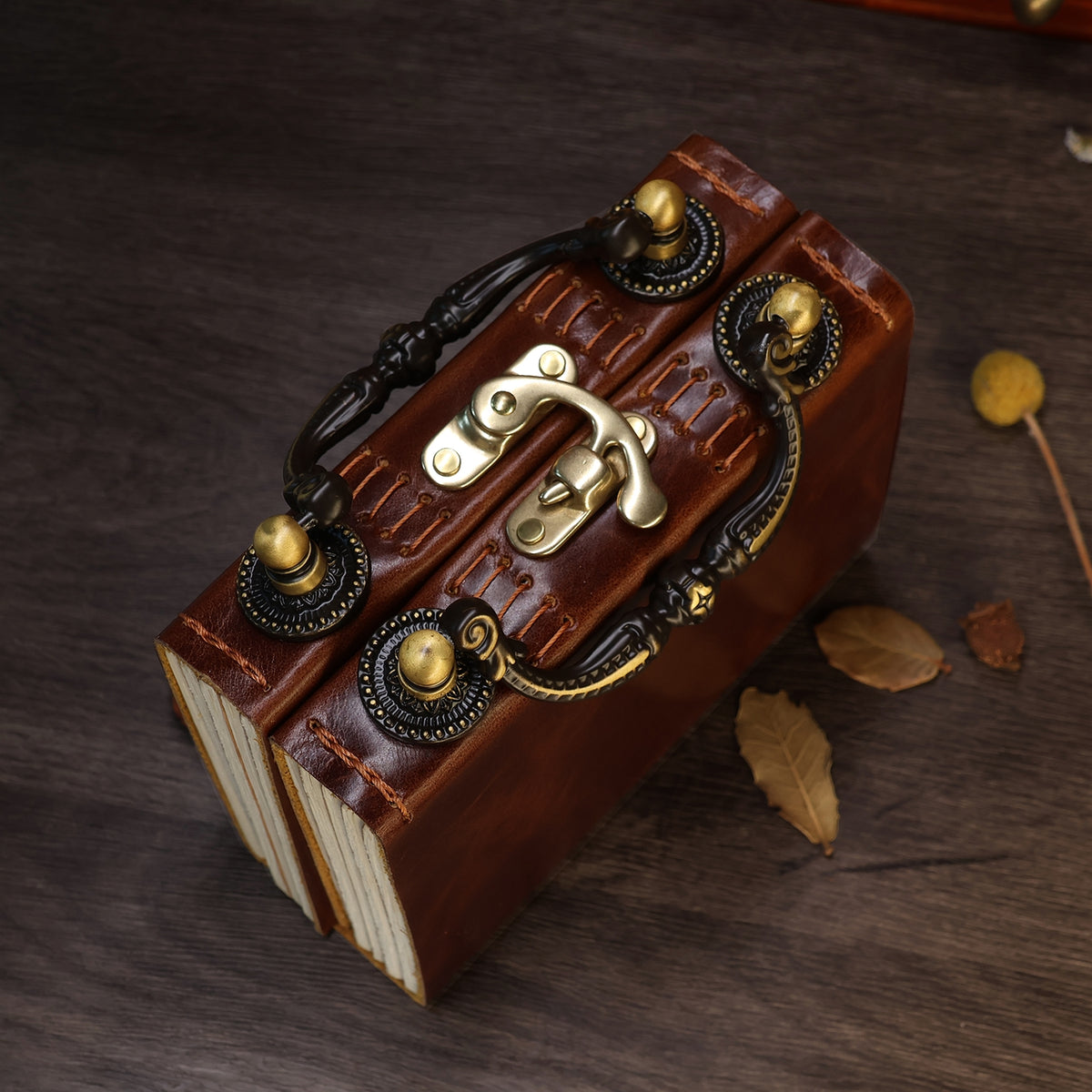 パーソナライズドレザースーツケース日記ノート | カスタムロゴ/名前 パーソナライズドレザースーツケース日記ノート | カスタムロゴ/名前