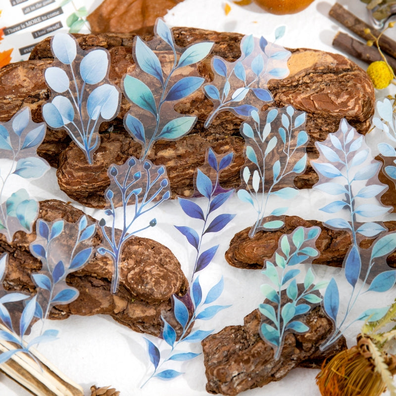 Natural Botanic Leaf Series PET Sticker b6