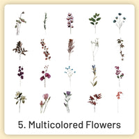 5.Multicolored Flowers