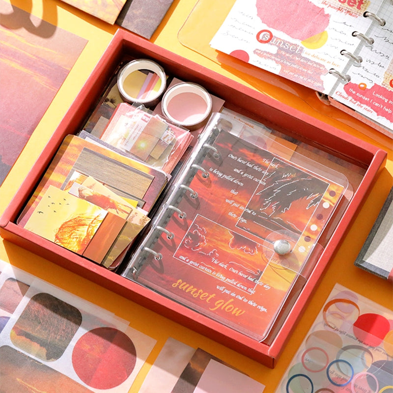 Natural Landscape Series Gift Box Loose Leaf Journal Set b4