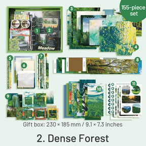 Natural Landscape Series Gift Box Loose Leaf Journal Set sku-2