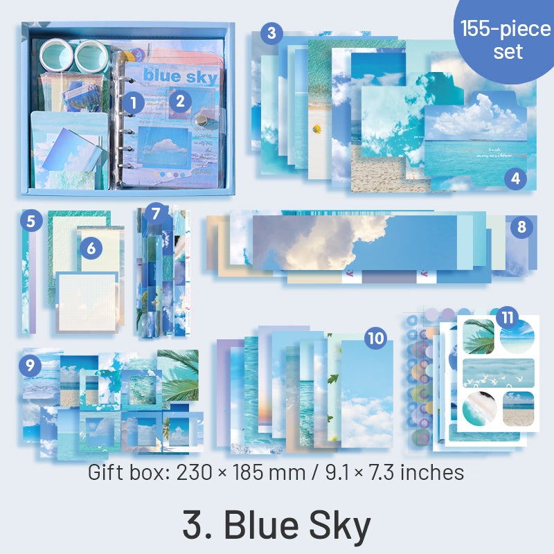 Natural Landscape Series Gift Box Loose Leaf Journal Set sku-3