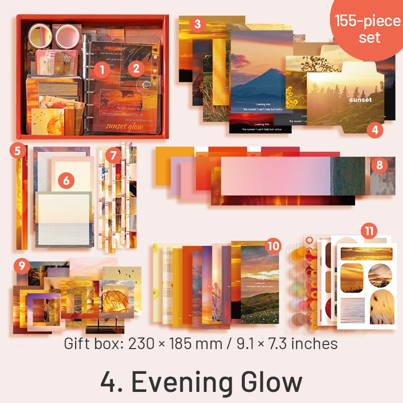 Natural Landscape Series Gift Box Loose Leaf Journal Set sku-4