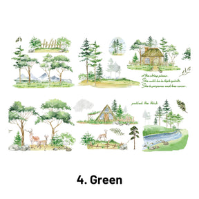 Natural Scenery Series Decorative Tape10