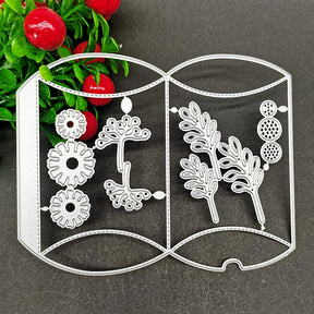 Nature-Themed Greeting Card Carbon Steel Crafting Dies b