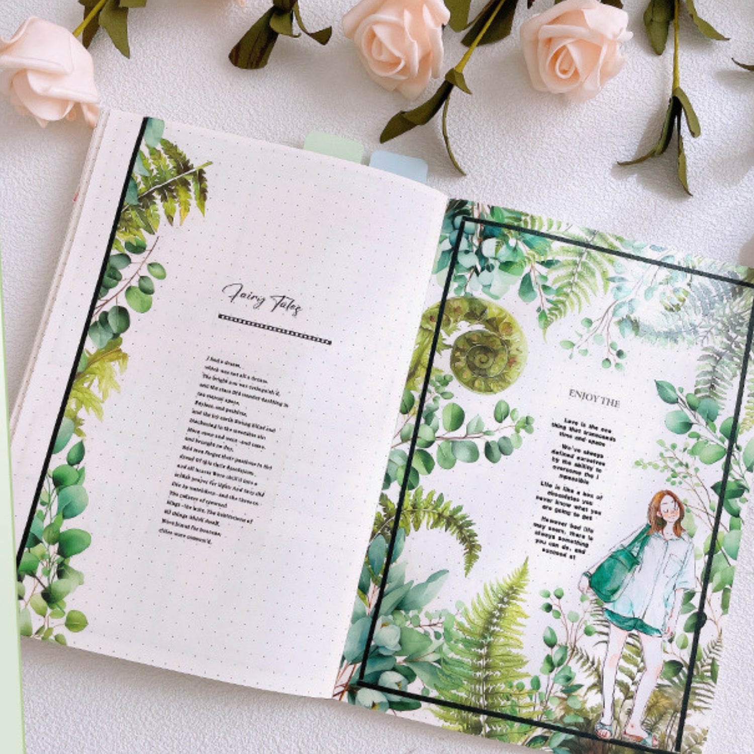 Norwegian Forest Series Green Landscape Sticker Pack 14