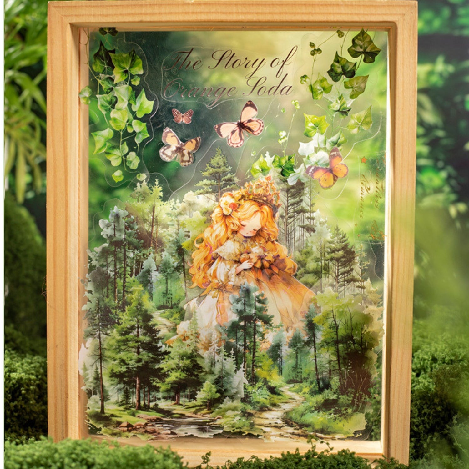 Norwegian Forest Series Green Landscape Sticker Pack 17