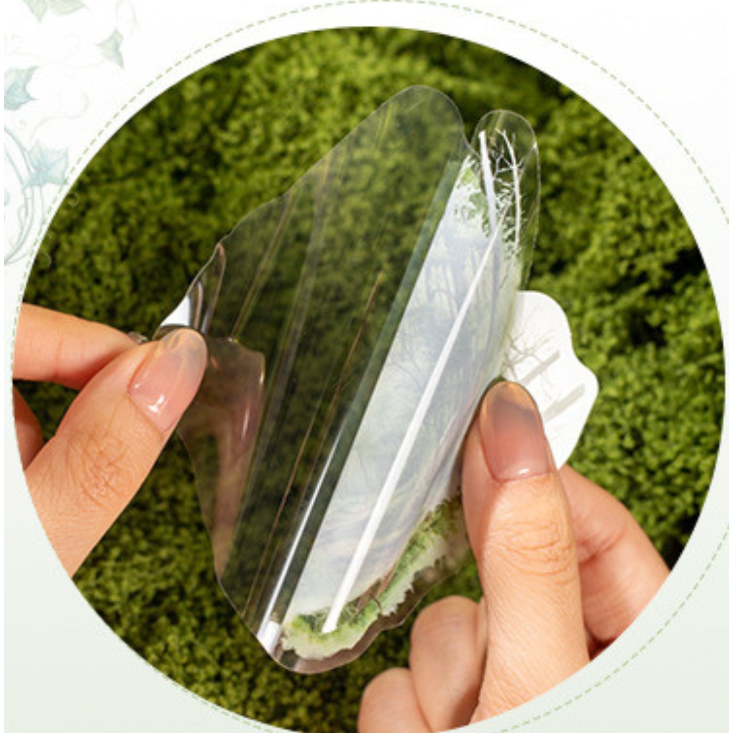 Norwegian Forest Series Green Landscape Sticker Pack 18