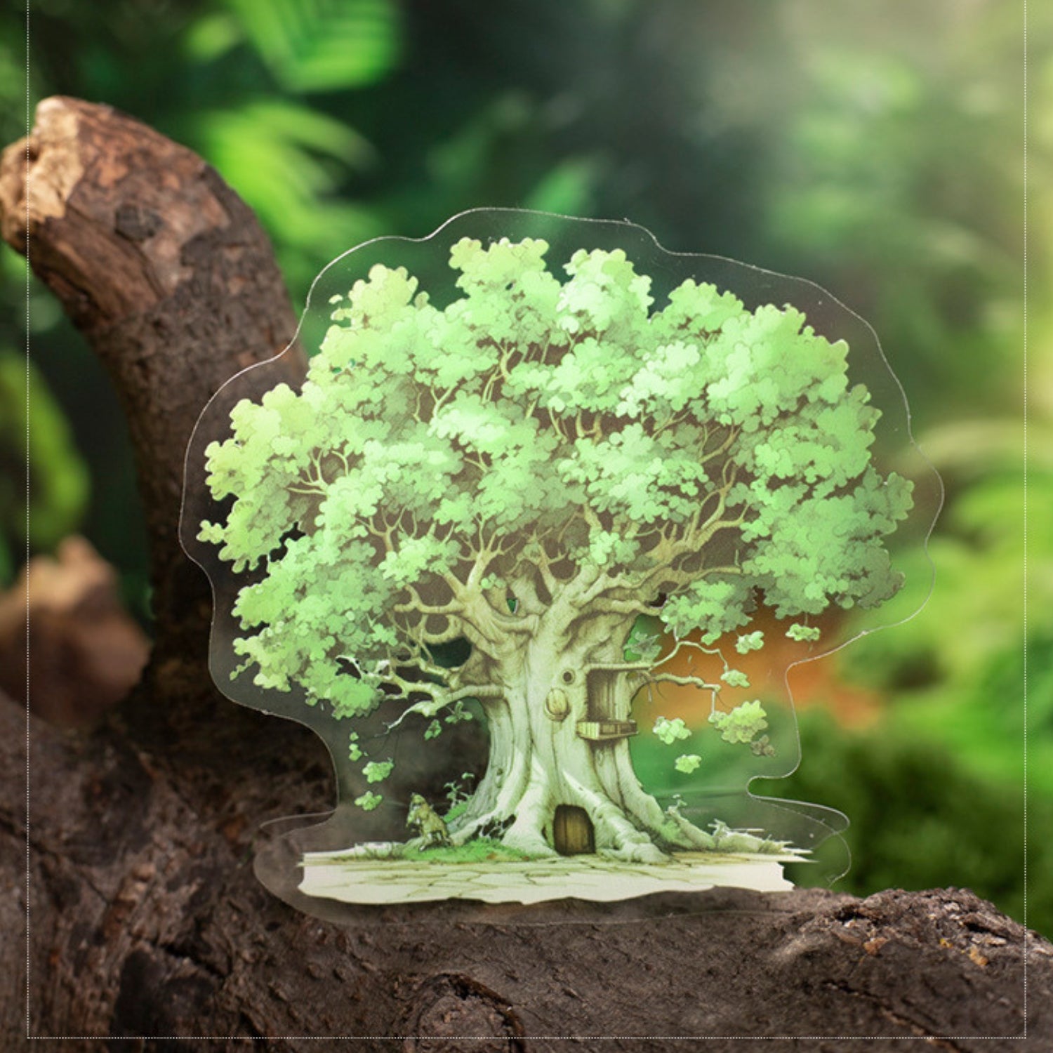 Norwegian Forest Series Green Landscape Sticker Pack 20